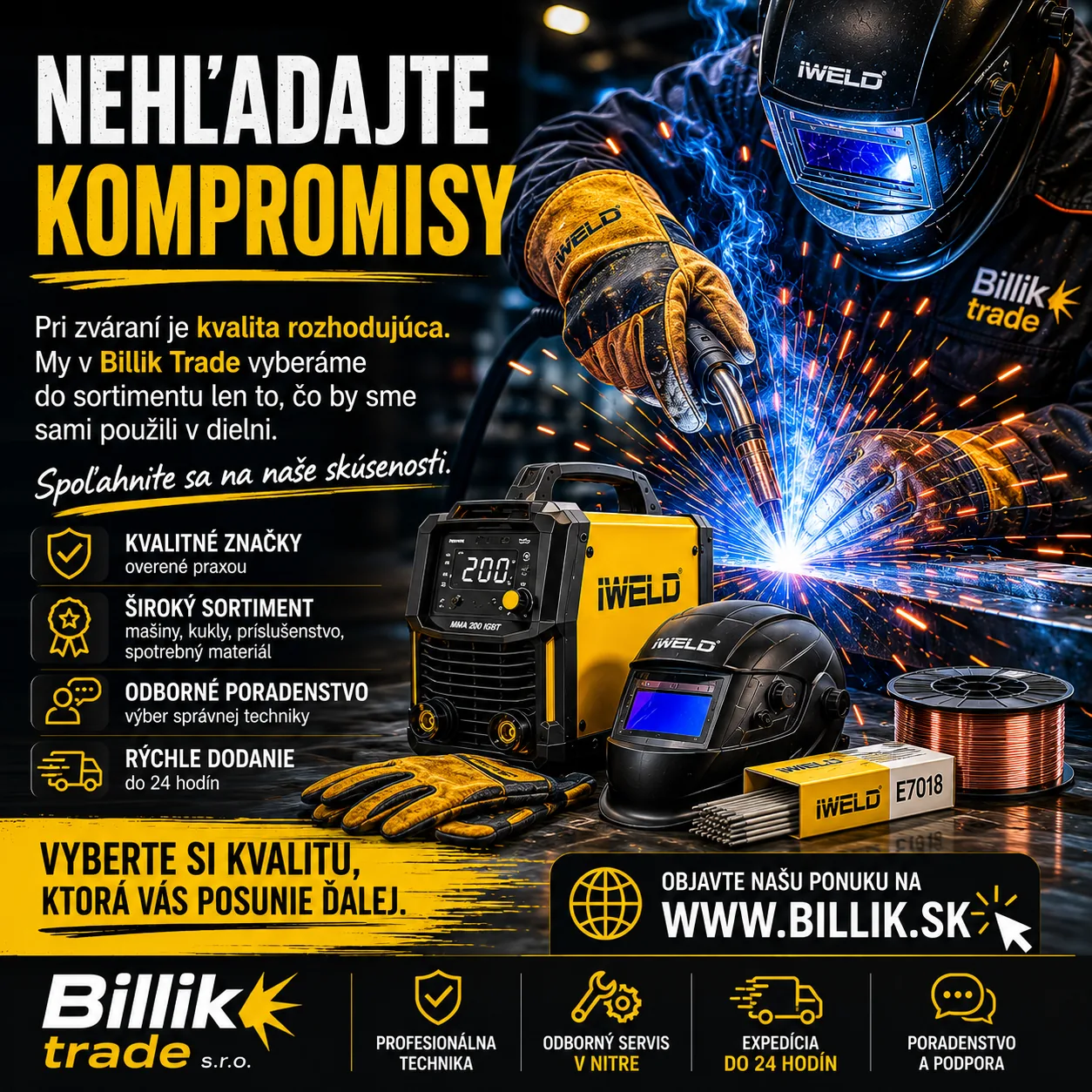 Kvalitné zváračky a invertory IWELD — Billik Trade