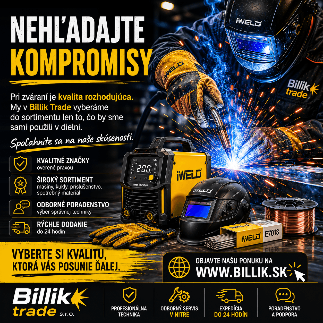 Kvalitné zváračky a invertory IWELD — Billik Trade